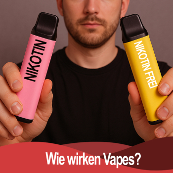 Vapes mit Nikotin und ohne Nikotin