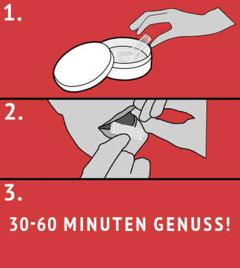 Eine Anleitung für Snus in 3 Schritten