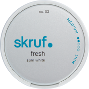 Skruf Fresh No. 2 Mint Medium Slim White