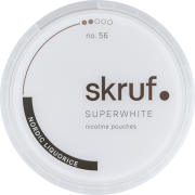 Skruf Superwhite No. 56 Nordic Liquorice Medium Slim