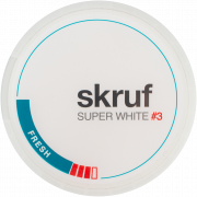 Skruf Super White Fresh #3 Strong Slim