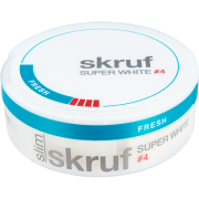 Skruf Super White Fresh #4 Extra Strong Slim