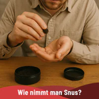 Wie nimmt man Snus?