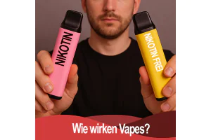 Vapes mit Nikotin und ohne Nikotin