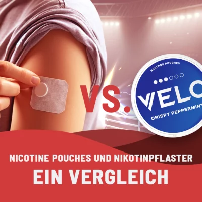 Nicotine Pouches und Nikotinpflaster