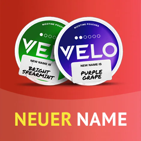 Tabakfreier Velo Snus neuer Name 2025
