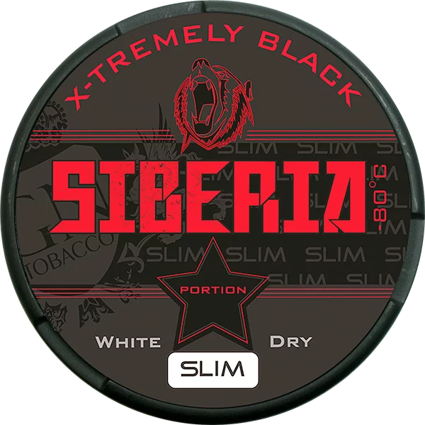 Siberia X-Tremely Black Slim White Dry