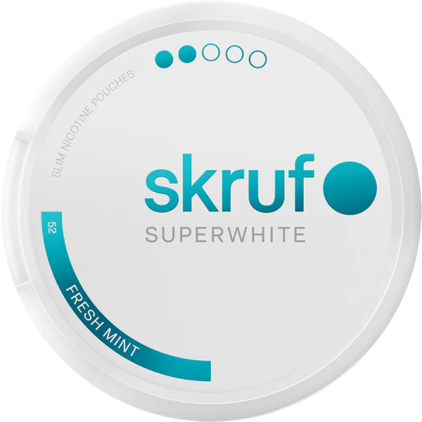 Skruf Superwhite No. 52 Fresh Mint Medium Slim