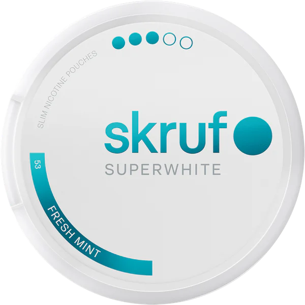 Skruf Superwhite No. 53 Fresh Mint Strong Slim