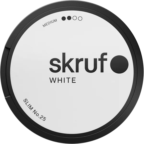 Skruf No. 25 Medium Slim White
