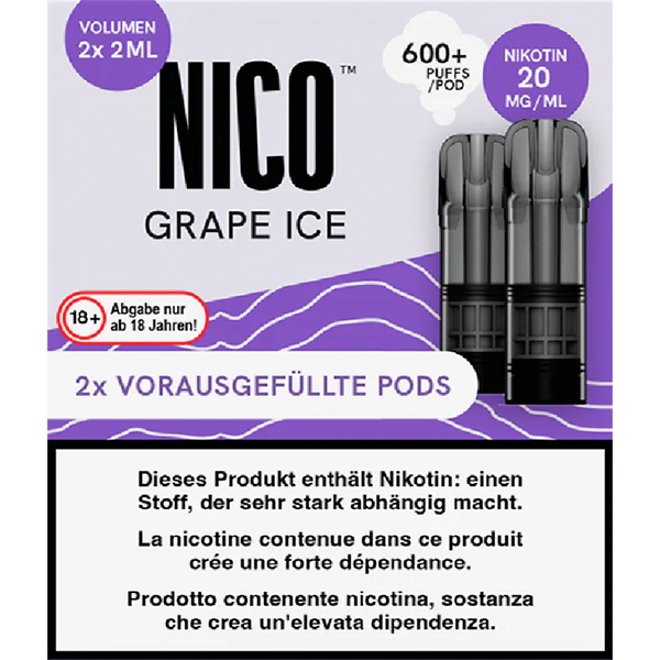 NICO Grape Ice Pods 2 x 20 mg