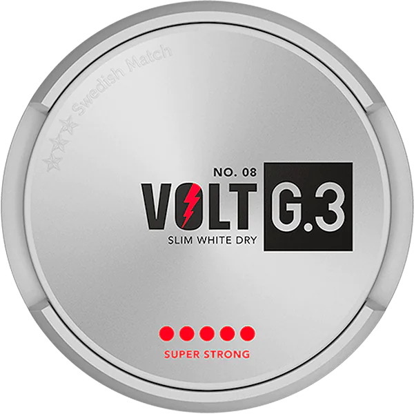 G.3 Volt Super Strong Slim White Dry