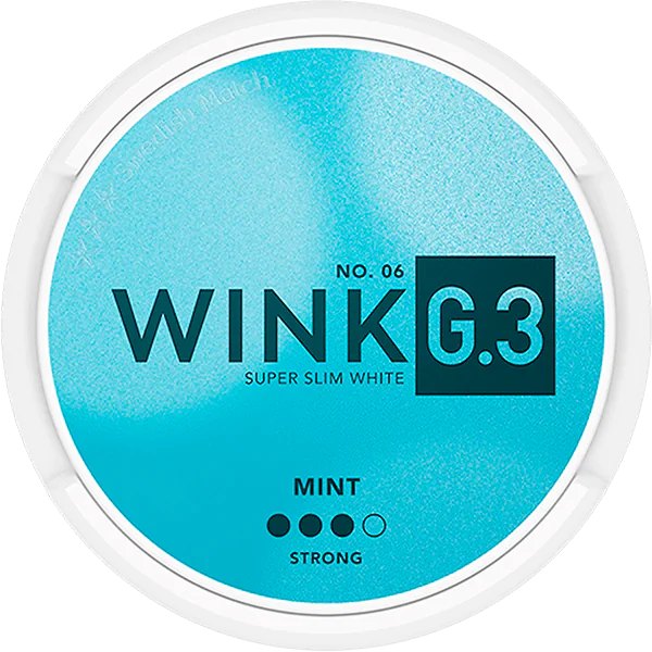G.3 Wink Mint Strong Super Slim White