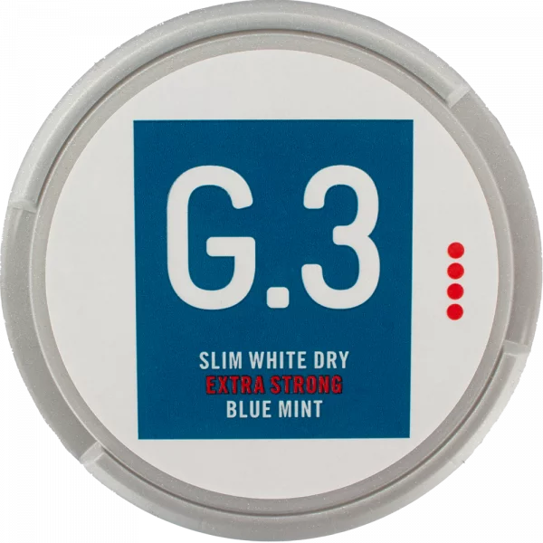 G.3 Blue Mint Extra Strong Slim White Dry